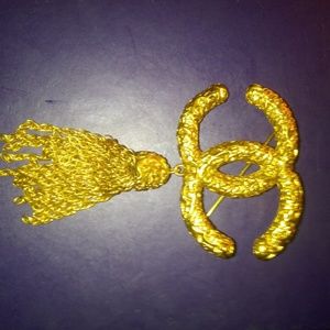 Chanel CC brooch